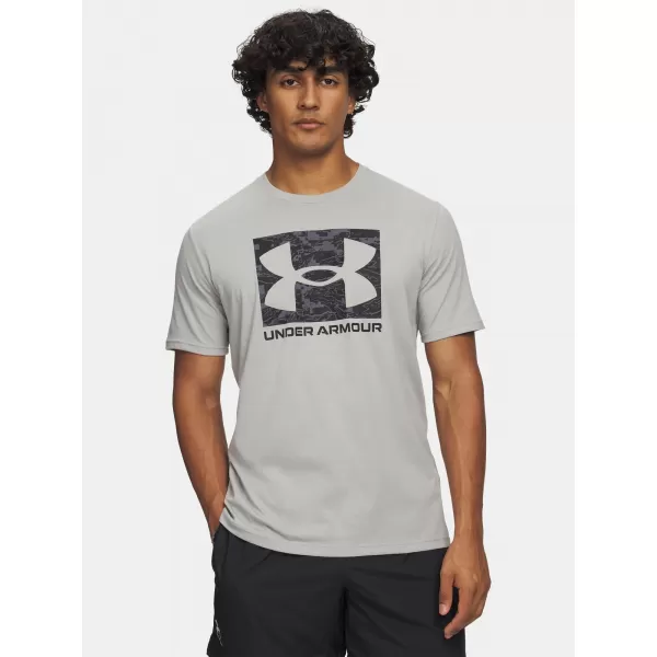  Férfi póló UNDER ARMOUR UA ABC CAMO BOXED LOGO SS 1361673-069 SZÜRKE 