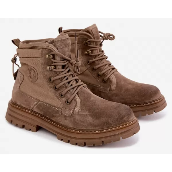  Férfi bokacsizma BIG STAR SHOES UU174253 BÉZS 