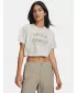 Női póló UNDER ARMOUR BUNGEE HEM TEE 6010950-110 FEHÉR