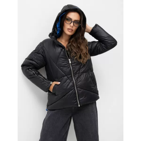  Női kabát SUBLEVEL D50048X44517A2 FEKETE 