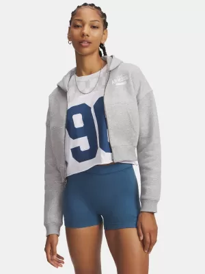 Női pulóver UNDER ARMOUR ICON FLEECE NOV FZ 6010978-011 SZÜRKE