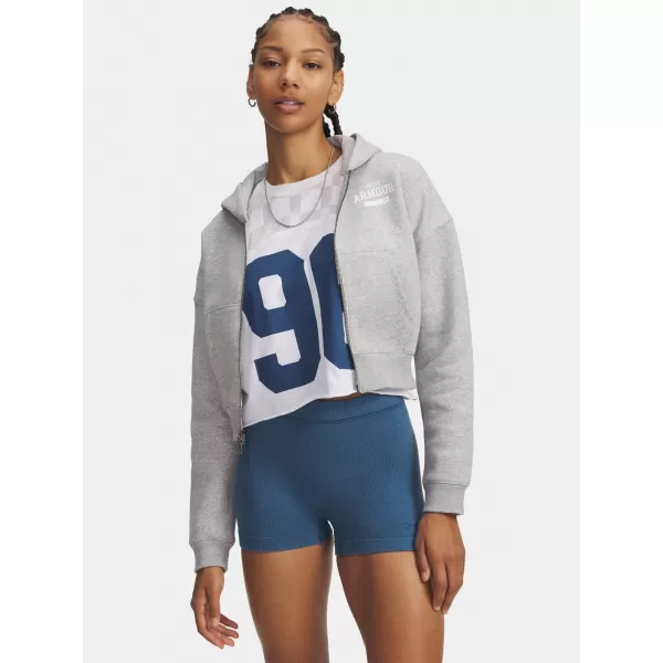  Női pulóver UNDER ARMOUR ICON FLEECE NOV FZ 6010978-011 SZÜRKE 