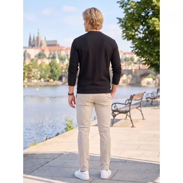  Férfi pulóver ALTISPORT ICES FEKETE 