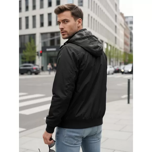  Férfi dzseki DSTREET TX5135 FEKETE 