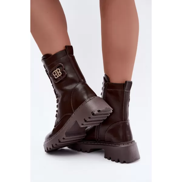  Női cipők BOTO QH7735 BARNA 