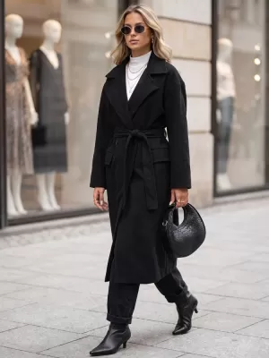 Női kabát DSTREET NY0784 FEKETE
