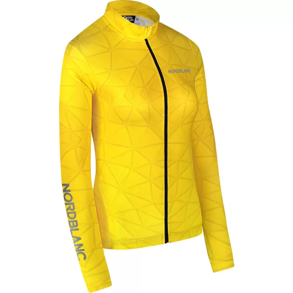  Női kerékpáros mez NORDBLANC VELOFLOW NBSLF8105 BOROSTYÁN 
