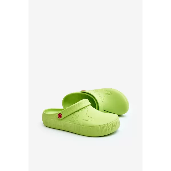  Férfi papucs BIG STAR SHOES II175005 ZÖLD 