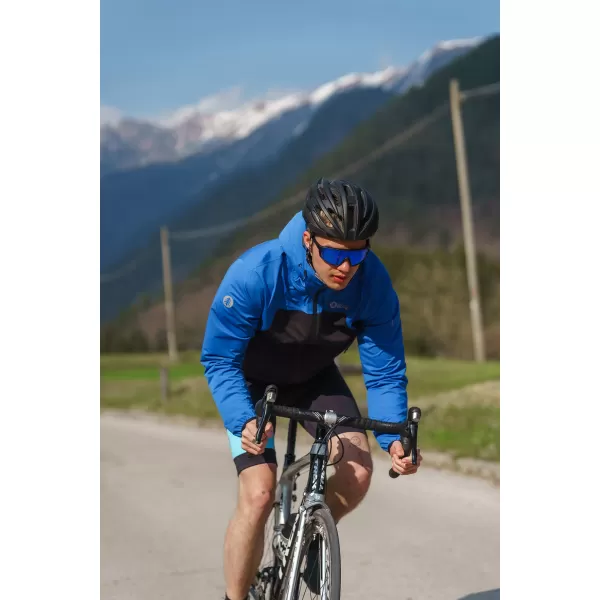  Férfi vízálló softshell kabát NORDBLANC EXPEDITIOUS NBSSM8323 KÉK 