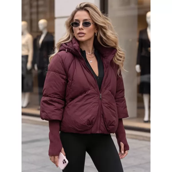  Női kabát DSTREET TY5898 BURGUNDIA 