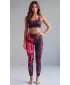 Női prémium hosszú leggings (új méretek) ALTISPORT VOJ/ALW080LEG05 BORVÖRÖS