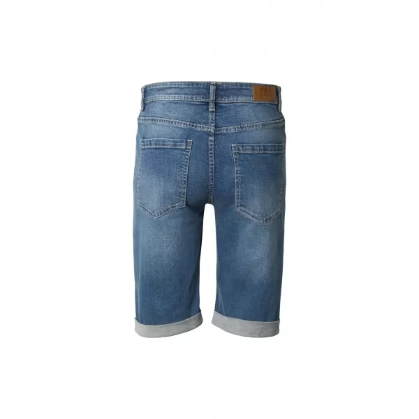  Férfi rövidnadrág URBAN CLASSICS TB8457 KÖZÉP MÉLYKÉK MOSOTT 