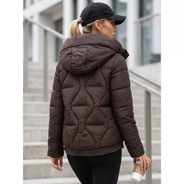  Női kabát DSTREET TY5940 BARNA 