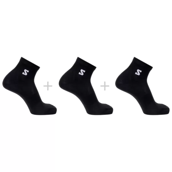  Zokni SALOMON EVERYDAY LITE QUARTER 3-PACK LC2911700 FEKETE 