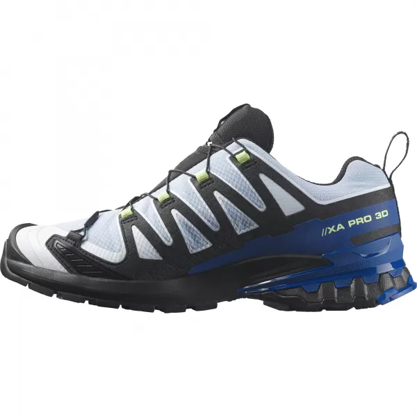  Férfi cipők SALOMON XA PRO 3D V9 GORE-TEX STORM L45486500 FEKETE/BRUNNERA KÉK/SZÖRFÖZHET AZ INTERNETEN 