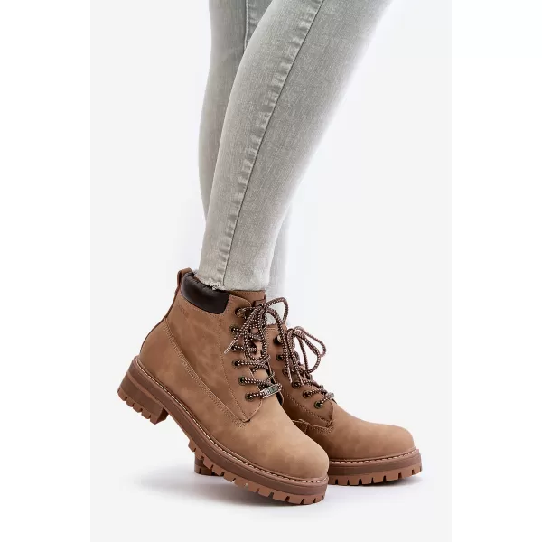  Női csizma BIG STAR SHOES OO274A289 BARNA/BÉZS 