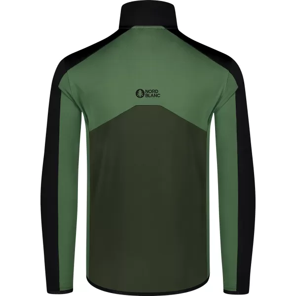  Férfi powerfleece pulóver NORDBLANC CUSP NBSFM8334 ZÖLD 