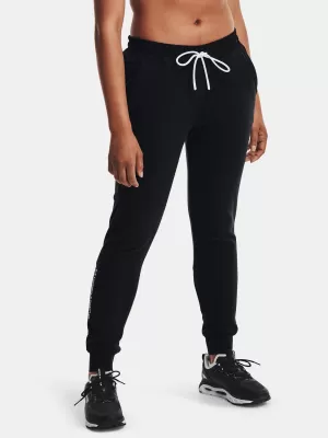 Női nadrág UNDER ARMOUR UA RUSH FLEECE PANT 1365775-001 FEKETE
