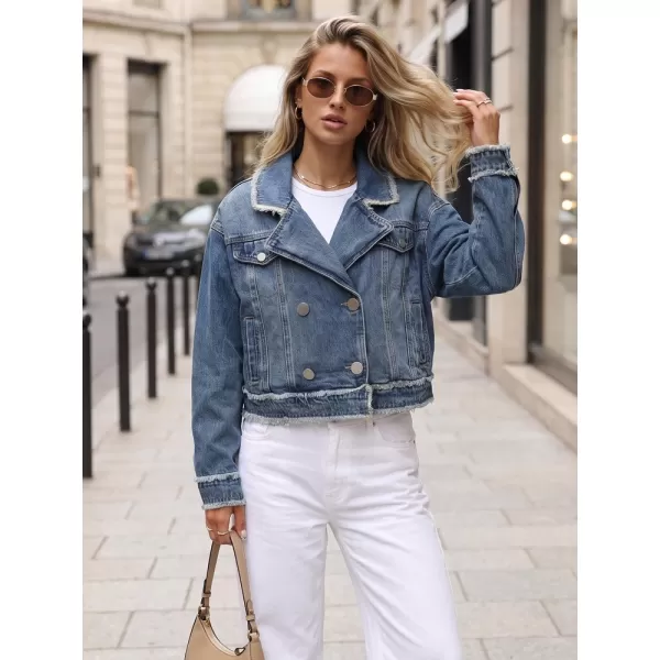  Női kabát DSTREET TY5682 KÉK 
