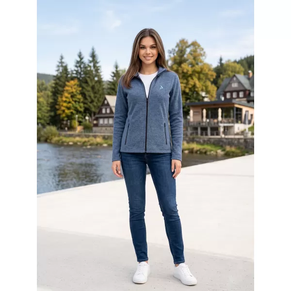  Női polár pulóver ALTISPORT ALW002852 SÖTÉT FARMER KIEMELÉSEK 