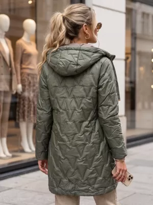 Női kabát DSTREET TY5770 ZÖLD