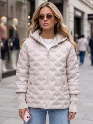 Női kabát DSTREET TY5867 VILÁGOSSZÜRKE