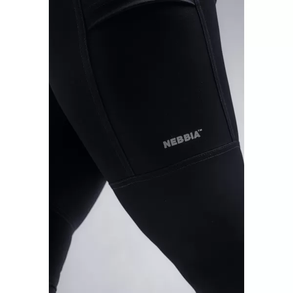  Magas derekú formáló leggings zsebekkel NEBBIA PRIMAL 851 FEKETE 