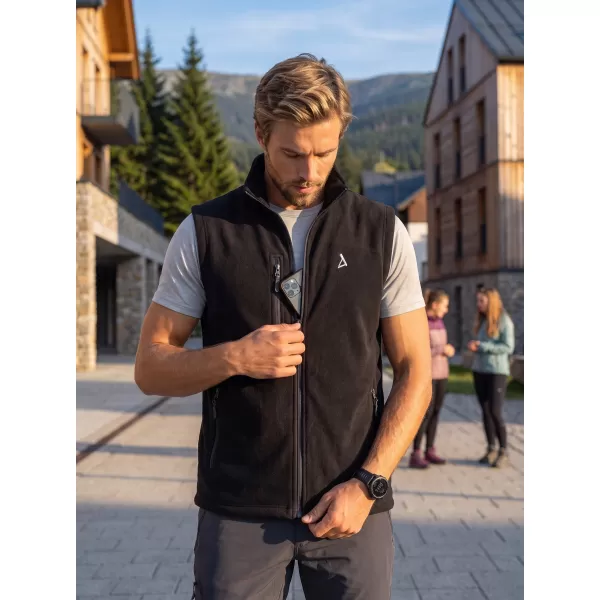  Férfi polár mellény ALTISPORT ALM002525 FEKETE 