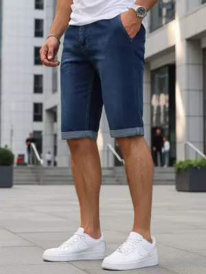 Férfi rövidnadrág DSTREET SX2613 SÖTÉTKÉK