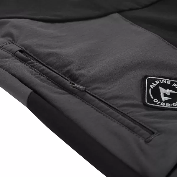  Női softshell nadrág ALPINE PRO AKANA 3 FEKETE 