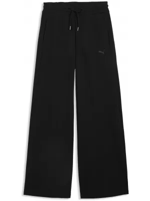 Női melegítőnadrág PUMA CLASS RELAXED WIDE LEG PANTS 69401301 PUMA FEKETE