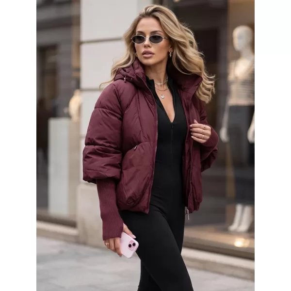  Női kabát DSTREET TY5898 BURGUNDIA 
