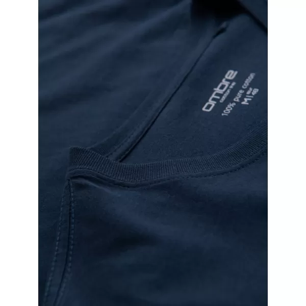  Férfi póló OMBRE OM-TSBS-0268 FEKETE/ZÖLD/KHAKI 