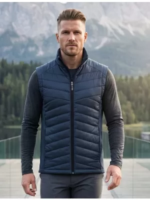 Férfi hibrid mellény MALFINI PREMIUM CROSS 557 SÖTÉTKÉK