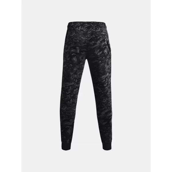  Férfi melegítőnadrág UNDER ARMOUR RIVAL FLC CAMO SCRIPT JGR 1366313-001 FEKETE 