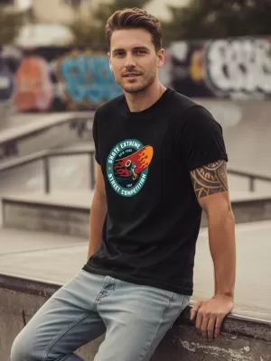 Férfi póló DSTREET NX076R FEKETE