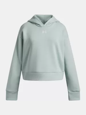 Lány pulóver UNDER ARMOUR UA RIVAL FLEECE HOODIE 1379517-477 KÉK