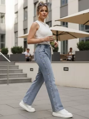 Női nadrág DSTREET UY2986 KÉK