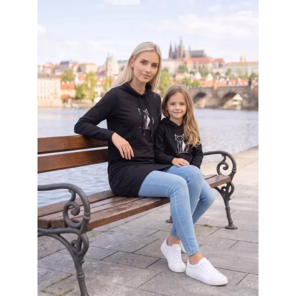  Hosszabbított női pulóver ALTISPORT ALW091419 FEKETE RÓZSASZÍN 