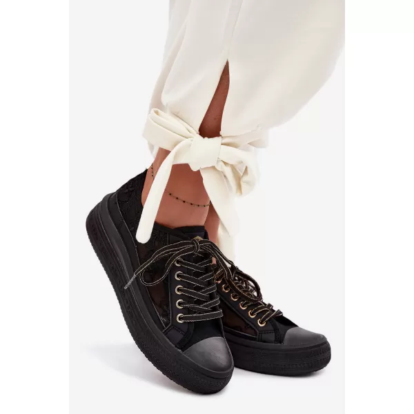  Női tornacipő LEE COOPER LCW-26-44-4479 FEKETE 