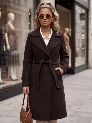 Női kabát DSTREET NY0804 BARNA