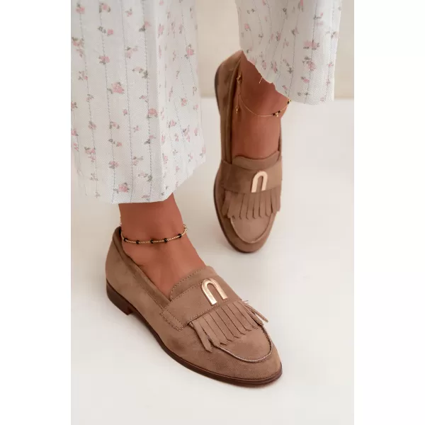  Női mokaszinok BOTO 3742 KHAKI 