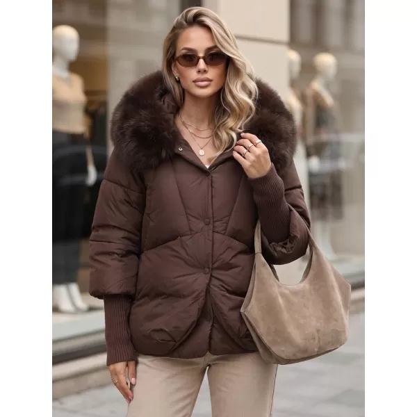  Női kabát DSTREET TY5890 BARNA 