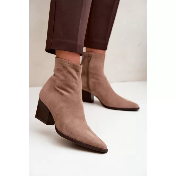  Női bokacsizma BOTO D-209 BROWN BARNA 