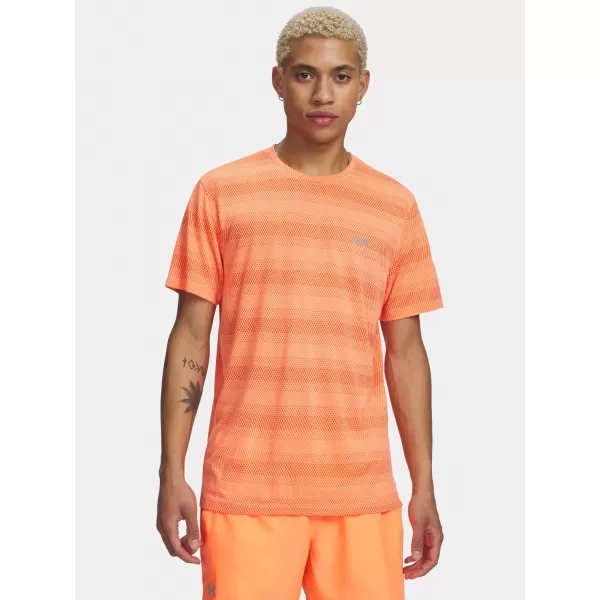  Férfi póló UNDER ARMOUR VELOCITI SS 6009517-824 NARANCS 