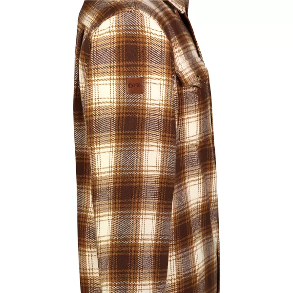  Férfi flanel ing NORDBLANC MOOR NBSSM8368 BARNA 