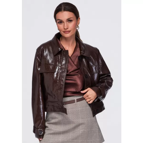  Női kabát OMBRE OW-JAFL-0145 BARNA 