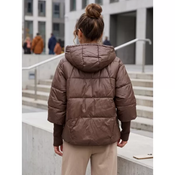  Női kabát DSTREET TY5766 BARNA 