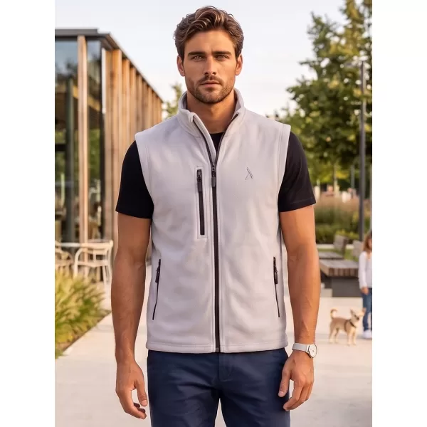  Férfi polár mellény ALTISPORT ALM002525 VILÁGOSSZÜRKE 