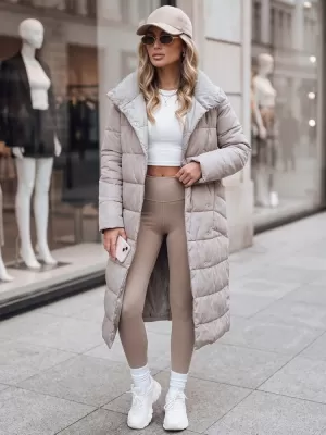 Női kabát DSTREET TY5485 BÉZS
